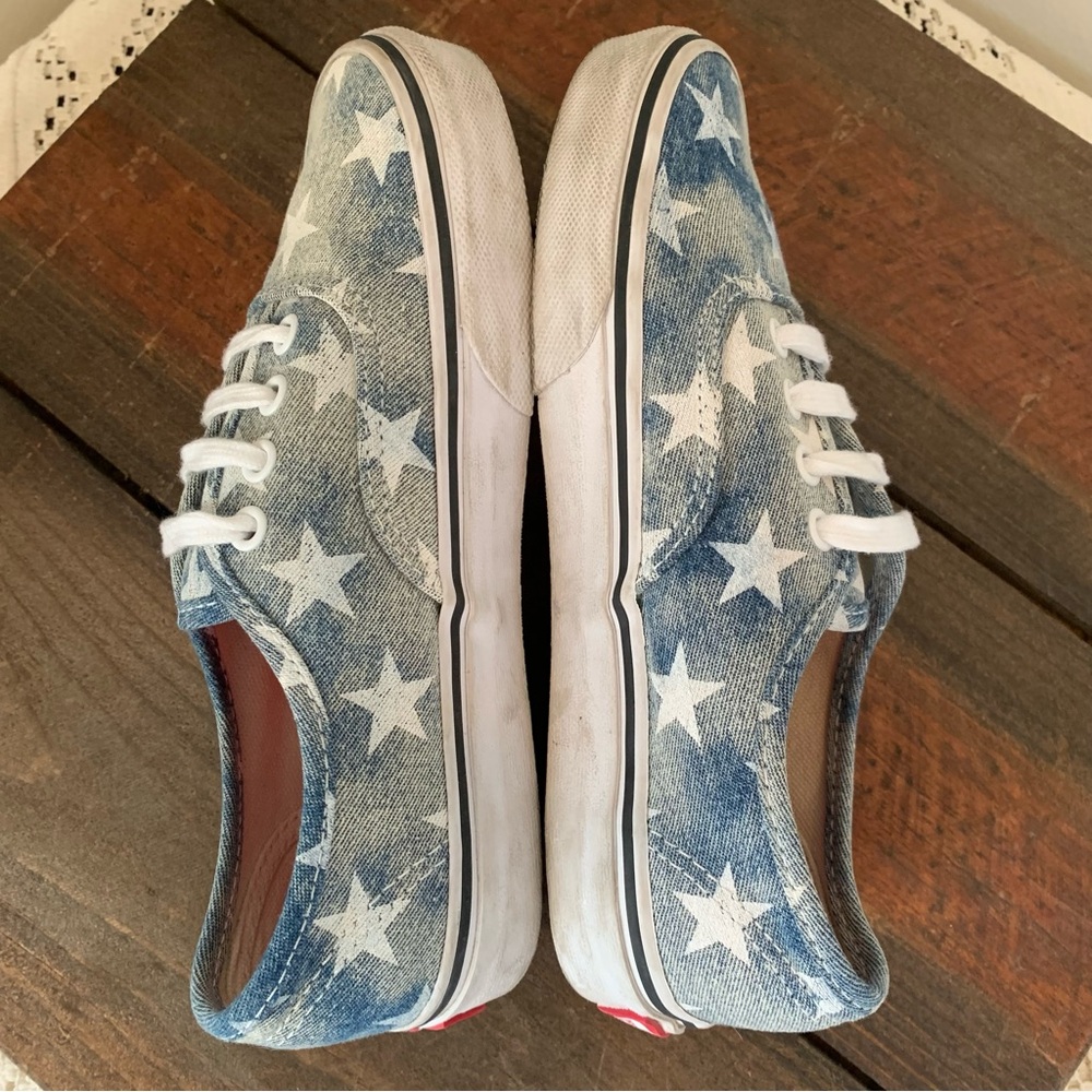 Vans Denim and Stars Unisex Skate Sneakers - Picture 8 of 11